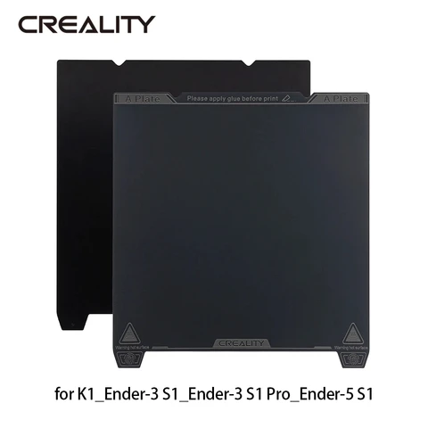 Creality K1 гладкая Магнитная пластина PEI 235*235 мм для Ender 3/Ender-3 V2/Ender-3 S1/S1 Pro/Ender-5 S1/K1 детали для 3D-принтера