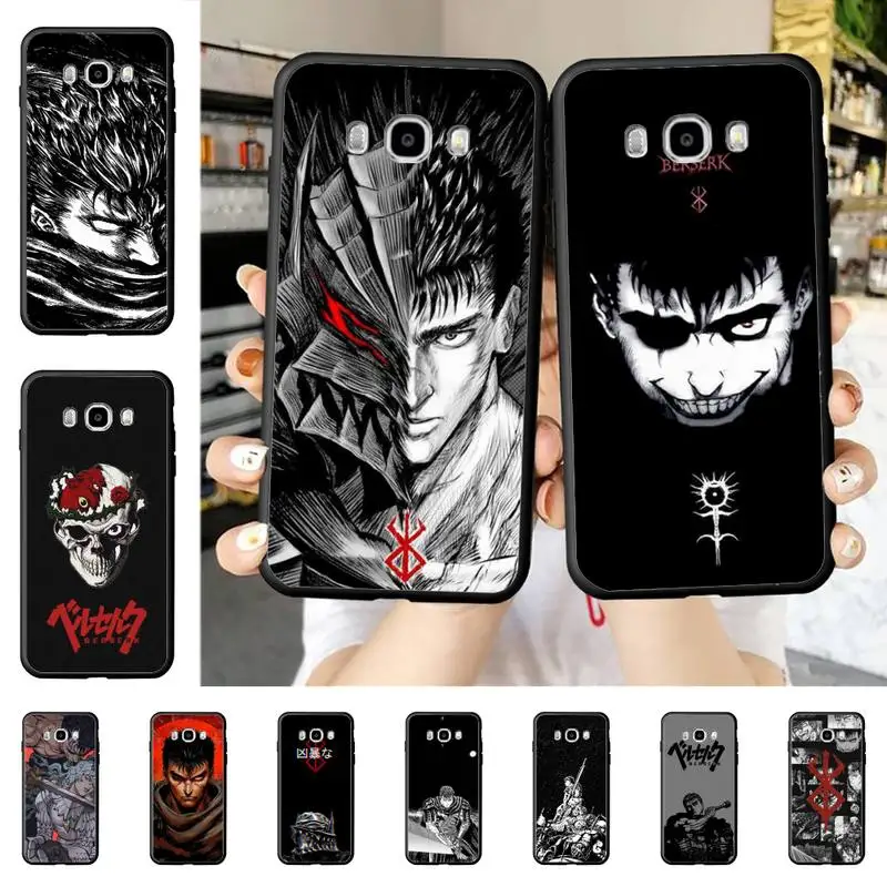 

Anime Berserk Guts Phone Case for Samsung J 2 3 4 5 6 7 8 prime plus 2018 2017 2016 core
