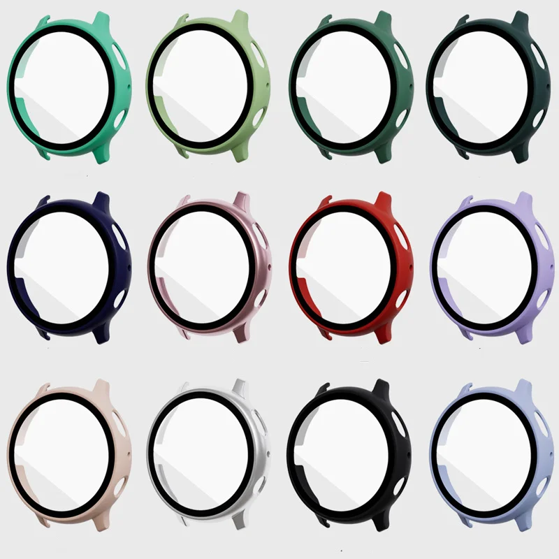 Стекло + чехол для Samsung Galaxy watch active 2 44 40 мм Защитная пленка экрана 4/5 44/40 |