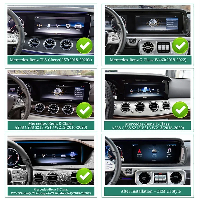 Беспроводной адаптер CarPlay и Android Auto для Mercedes EQG W463 NTG6 MBUX: обновление мультимедийной системы и навигации Magic Radio (art.: 3920daee26abd) - 3920daee26abd