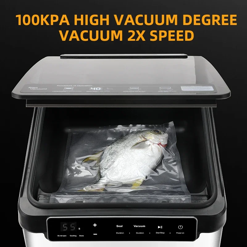 QH-QS03 Автоматическая многофункциональная коммерческая вакуумная упаковочная