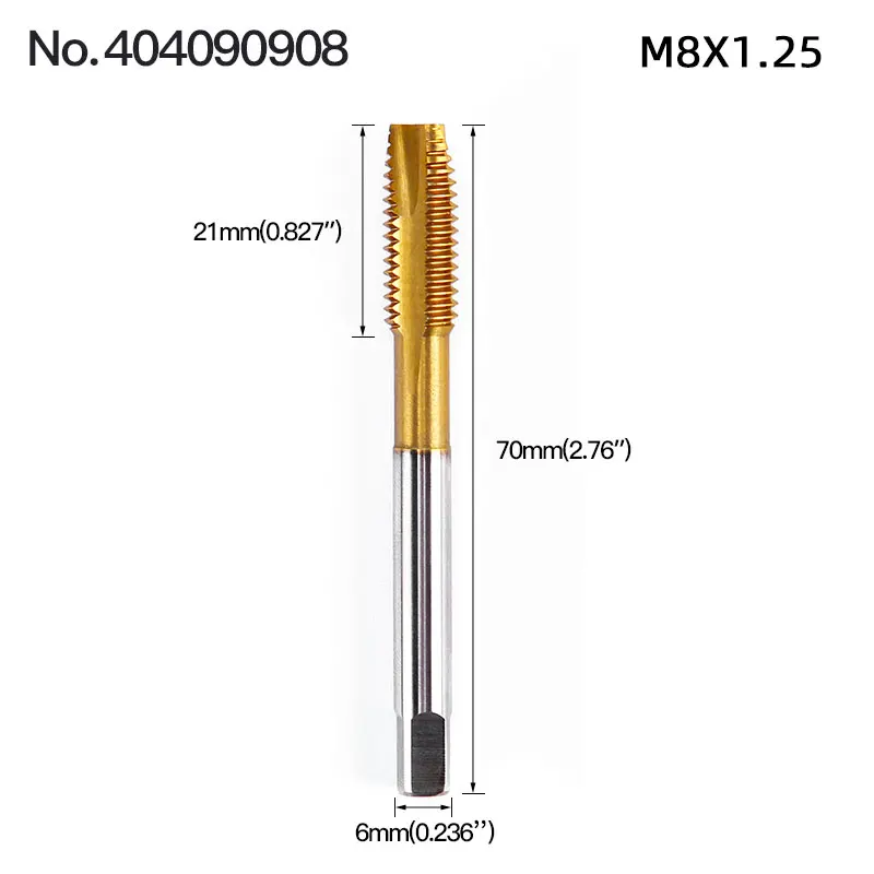 

HUHAO Метчики для резьбы HSS M2-M12