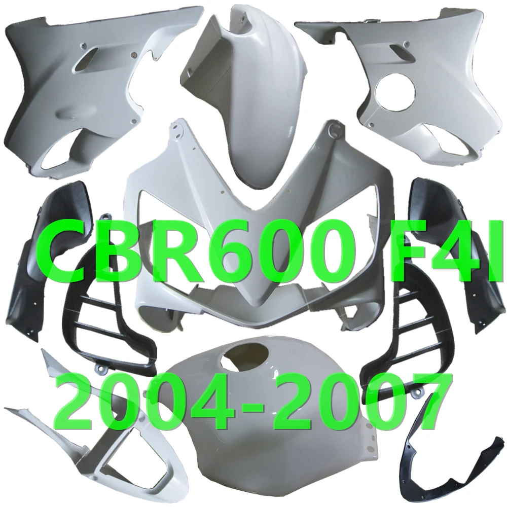 

Bodywork Fairing Injection Molding ABS Unpainted Components Cowl Body For Honda CBR600 CBR 600 F4i 2004 2005 2006 2007