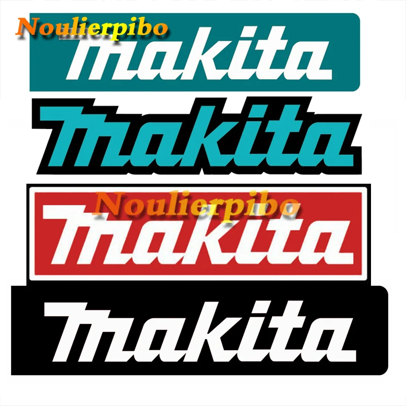 Креативный отражающий текст Makita инструменты Наклейка ПВХ водонепроницаемая