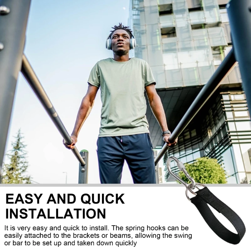 Поворотный ремень прочные карабины быстро и легко подвешиваемые гамаки E56D