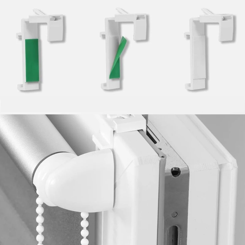 20/60 шт. крепежные кронштейны для рулонных штор регулируемые простая установка