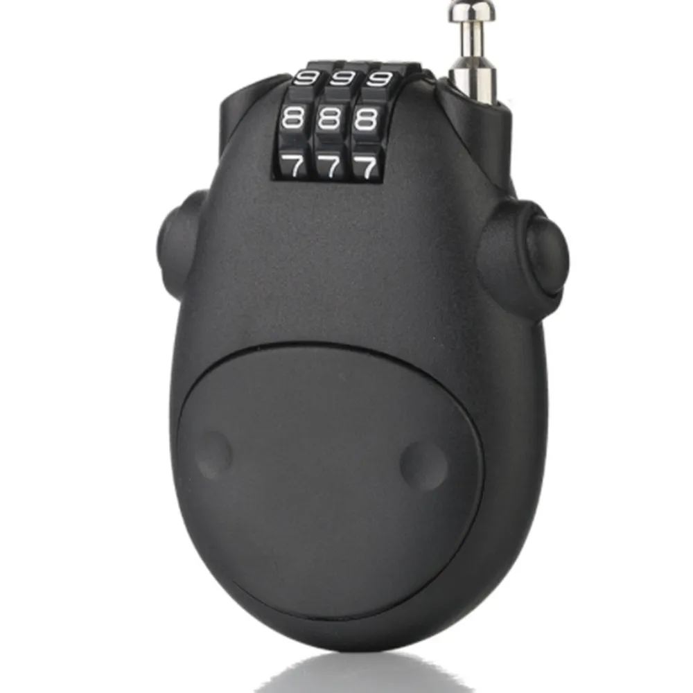 

Portable Mini Anti-theft Ajustable Alloy Travel Padlock For Luggage Helmet Backpack Baby Stroller Bicycle Suitcase Retractable