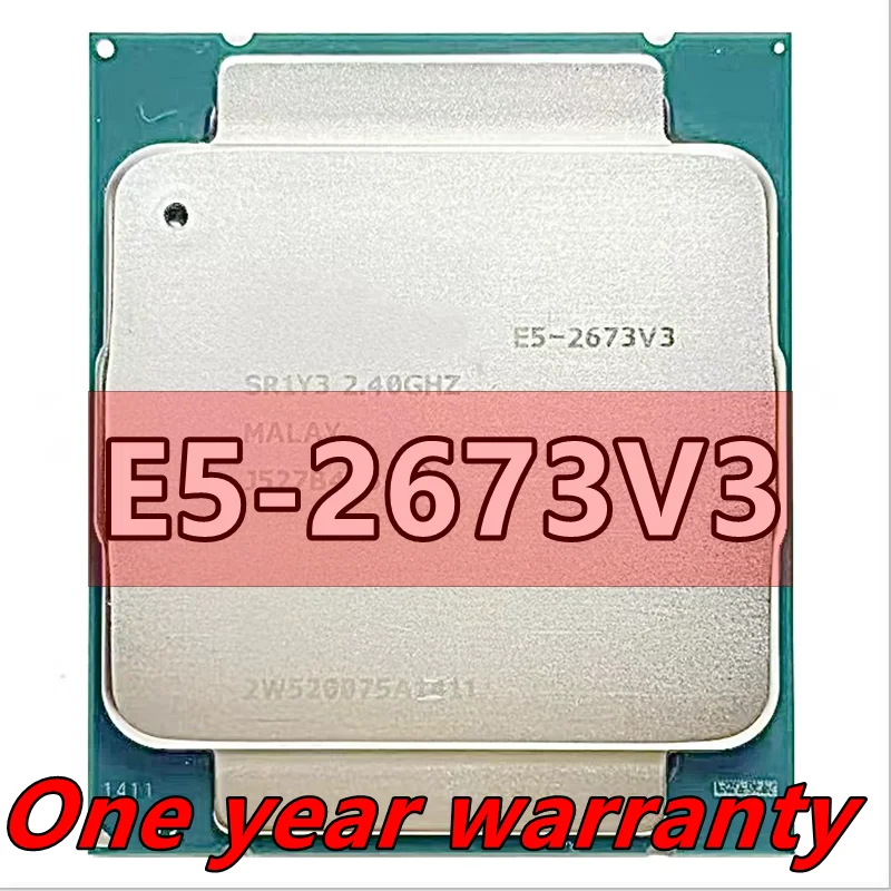 

E5-2673V3 V3 E5 2673v3 E5 2673 v3 SR1Y3 SR1XP 2,4 ГГц двенадцатиядерный процессор двадцать четыре потока 30M 105 Вт LGA 2011-3