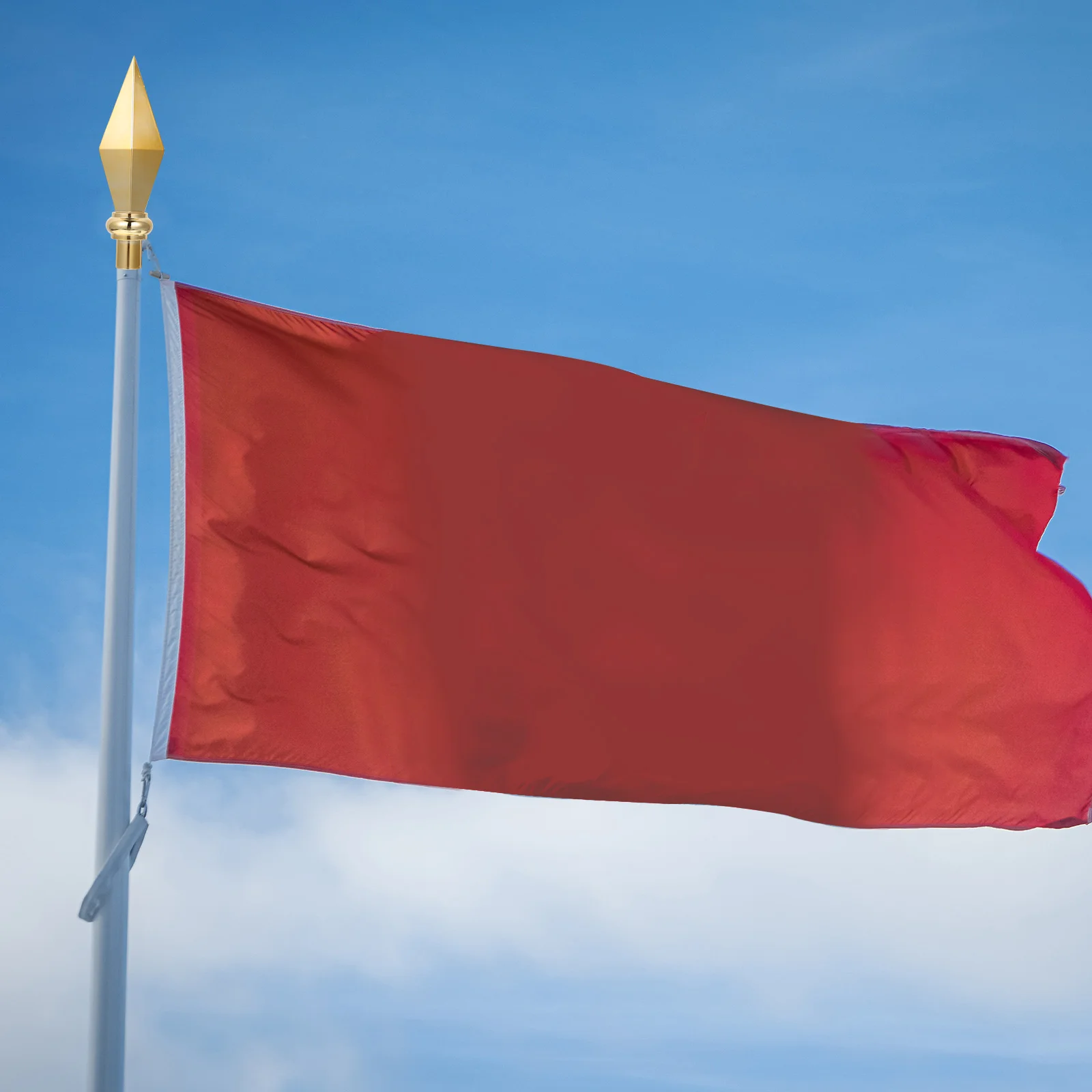 Головка флага председателя Прочный флагшток Украшенные замены из алюминиевого