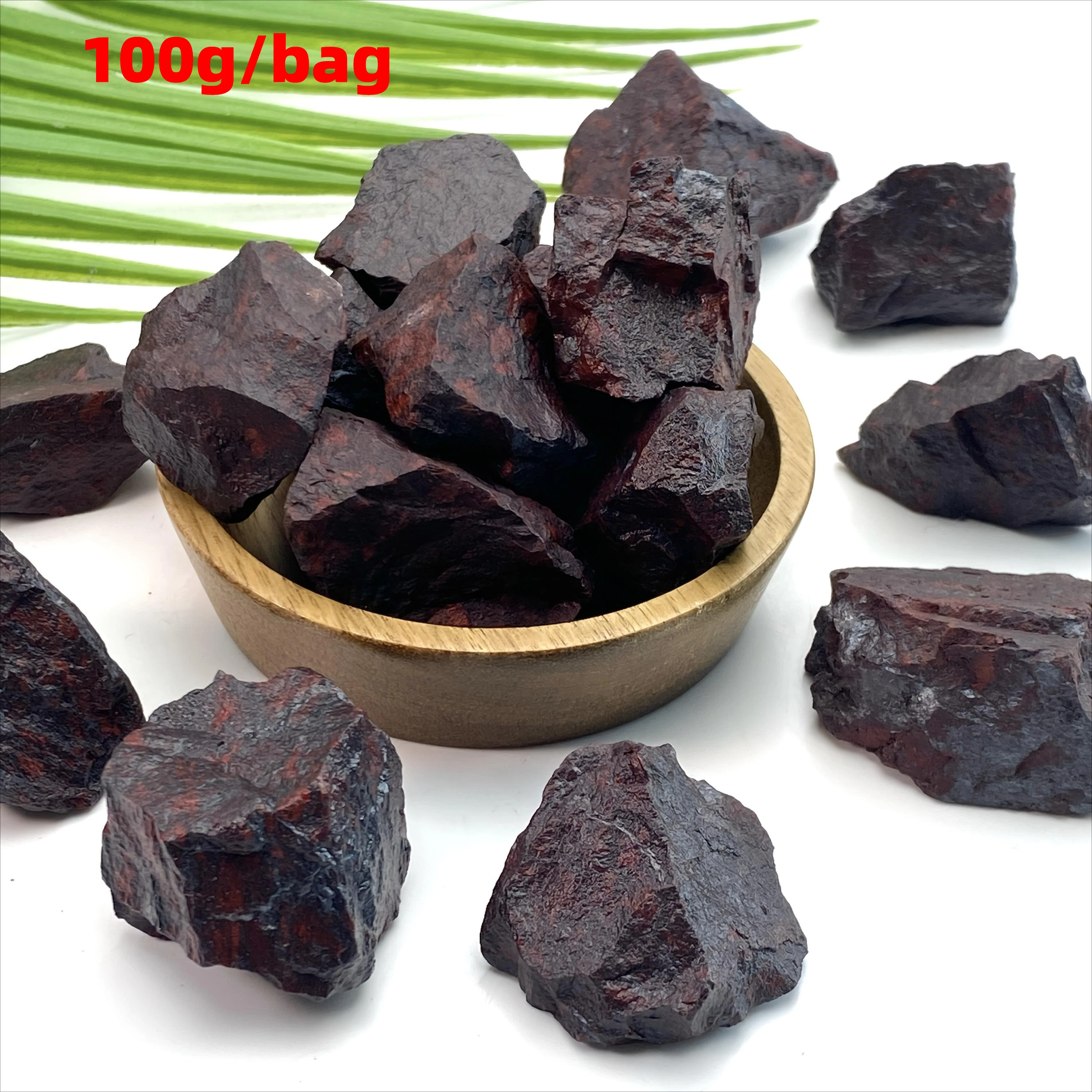 

Необработанный гематит, черно-коричневый