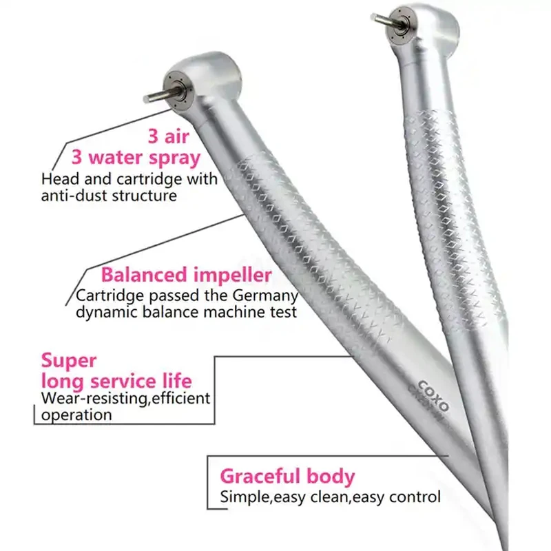 COXO CX207-W стоматологический высокоскоростной наконечник