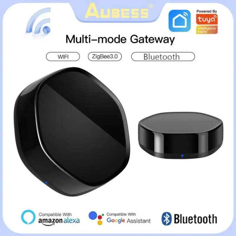 

Tuya Gateway ZigBee WIFI Bluetooth Mesh Bridge Hub Smart Home Control For Tuya Smart Life Alexa Google Home Multi-mode Home Hub