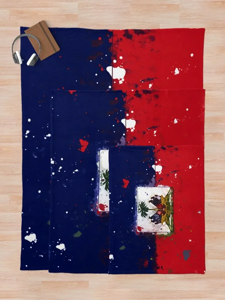 Просторное одеяло с флагом Гаити декоративные кровати пушистые одеяла