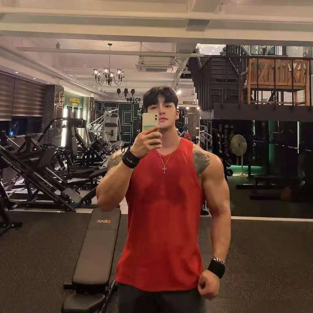 

Мужской модный жилет, мужская летняя футболка без рукавов для фитнеса