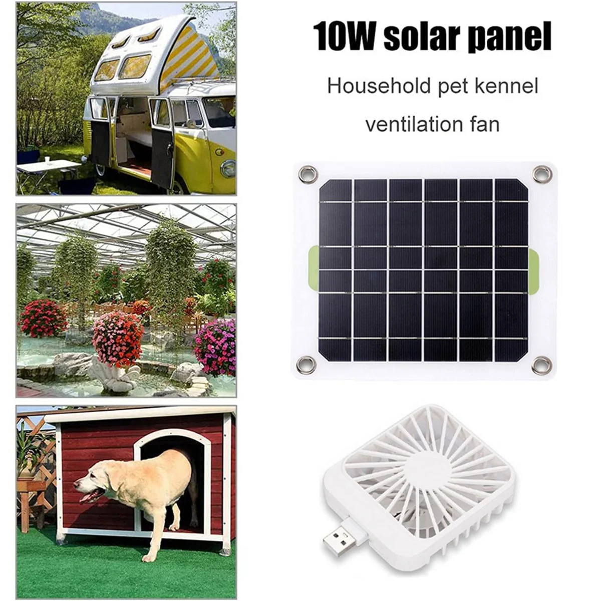 2X10 Вт USB монокристаллический кремниевый солнечный автомобильный вытяжной