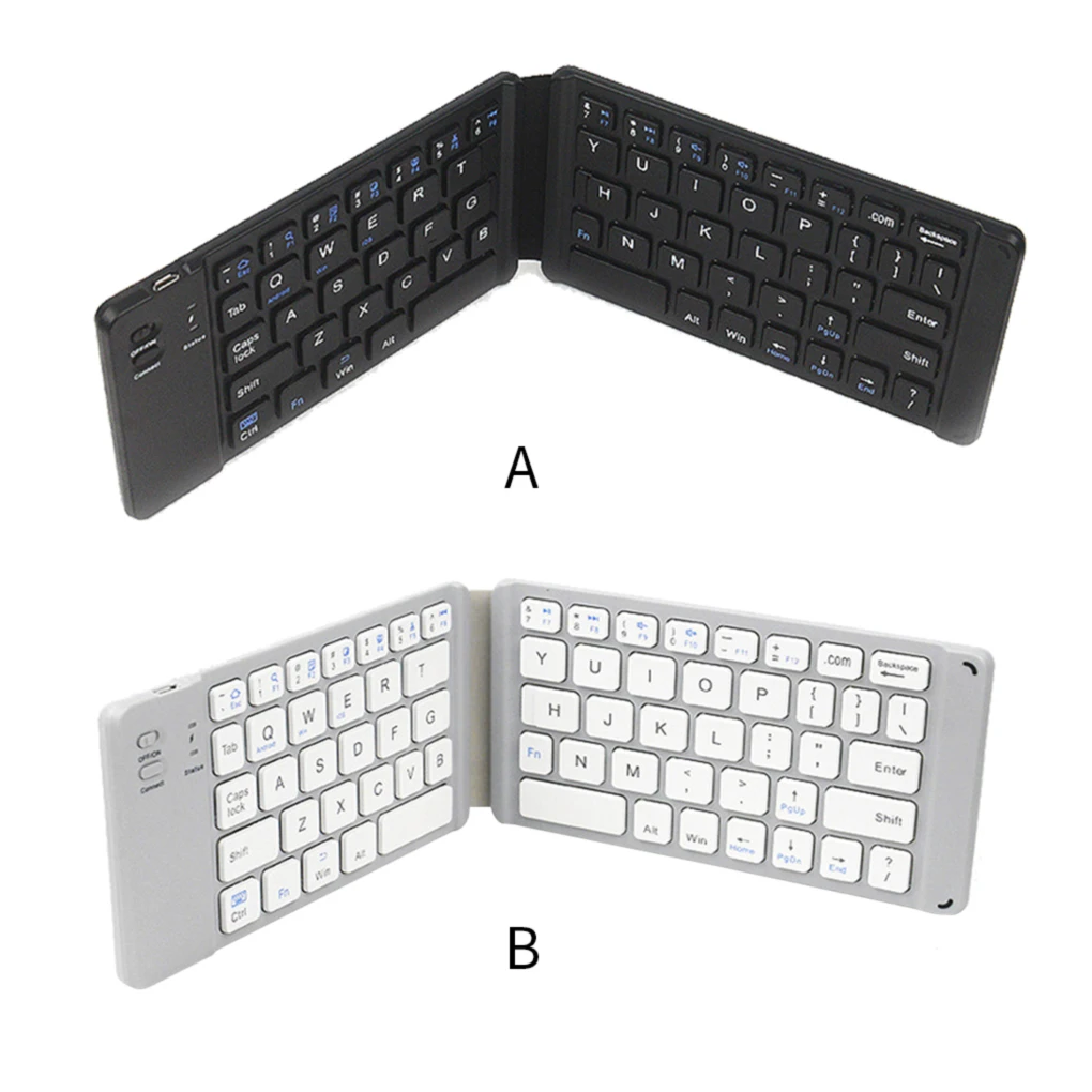 

Keyboard Folding Mini Wireless Bluetooth-compatible Keyboard Replacement for IOS Replacement for Android PC Tablet
