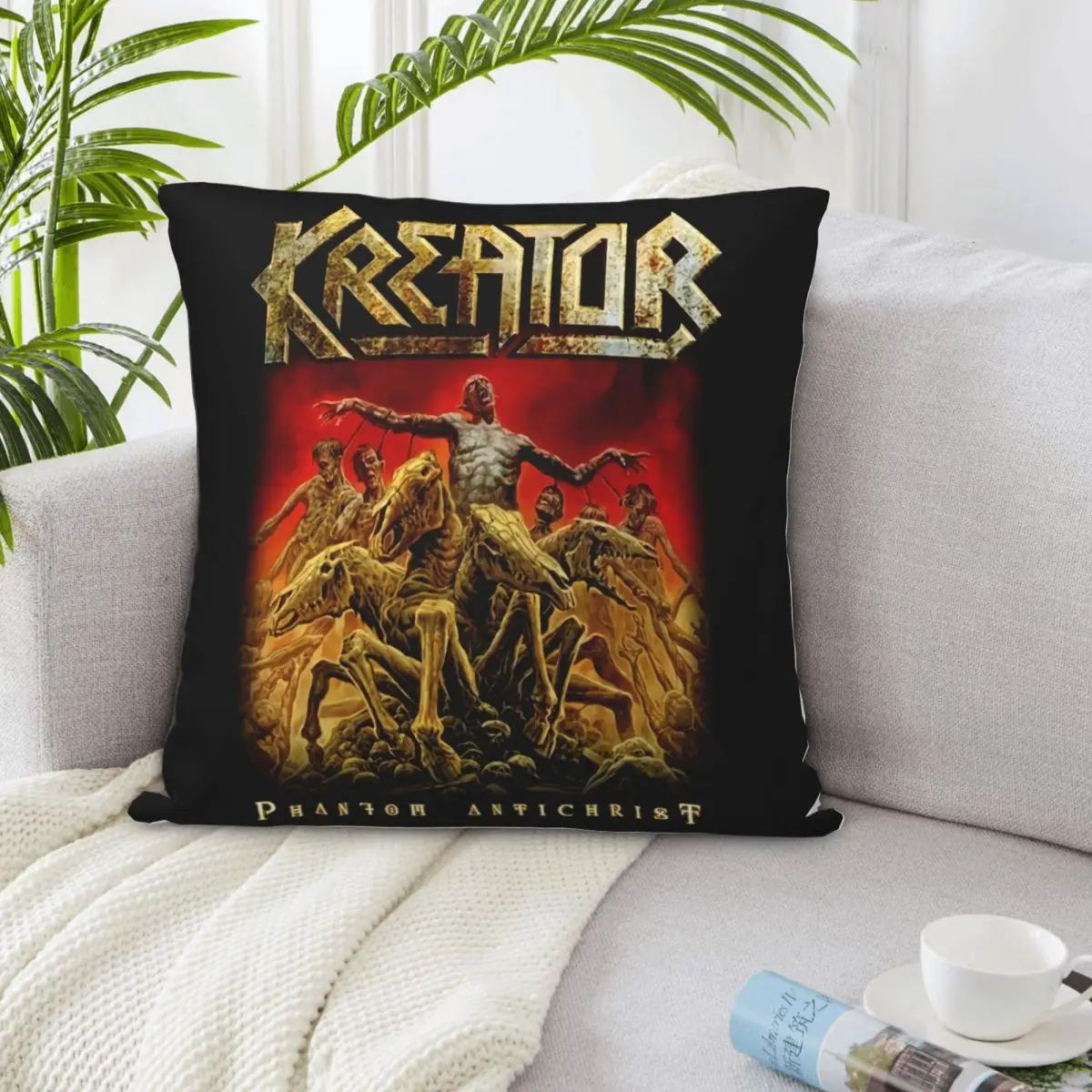Kreator Phantom Антихрист Новые Женщины Мужчины Панк Натуральный Kawaii Больше цветов