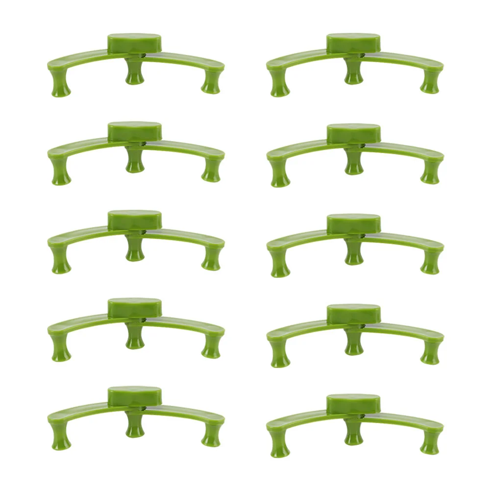 10 Pcs Fixing Clamps House Plants Indoors Live Support Clips Houseplant Flower Vine