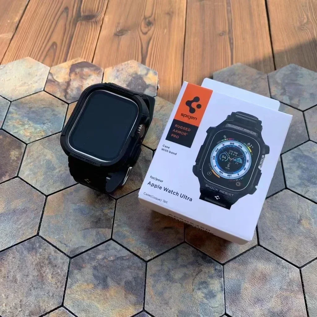 Прочный защитный чехол BX Sp- ig ~ en для Apple Watch Series 7/SE/6/5/4 ультратонкий со шнурком