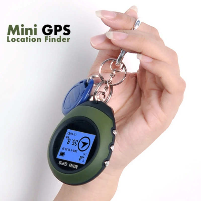 GPS Tracker MINI Tracking Device for Outdoor Hunting Portable Navigator Travel Keychain Micro Handheld GPS Locator