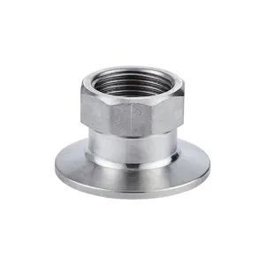 12 дюйма, 34 дюйма, 1 дюйм, 1-14 дюйма, 1-12 дюйма, 2 дюйма, внутренняя резьба BSPT 1,5 дюйма, 2 дюйма, 2,5 дюйма, шестигранная муфта с тремя зажимами, SUS304 санитарный соединитель из нержавеющей стали для домашнего пивоварения