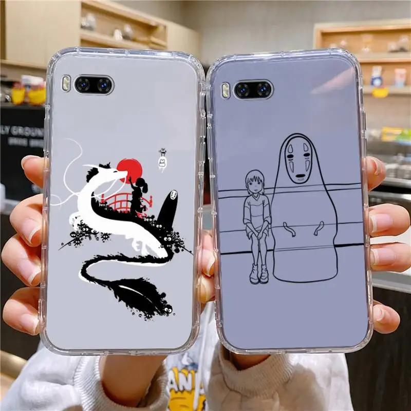 

Cartoon Studio Ghibli Spirited Away Phone Case For Huawei Mate P10 P20 P30 P40 P50 Smart Z Honor 50 60 70 Pro Lite Case