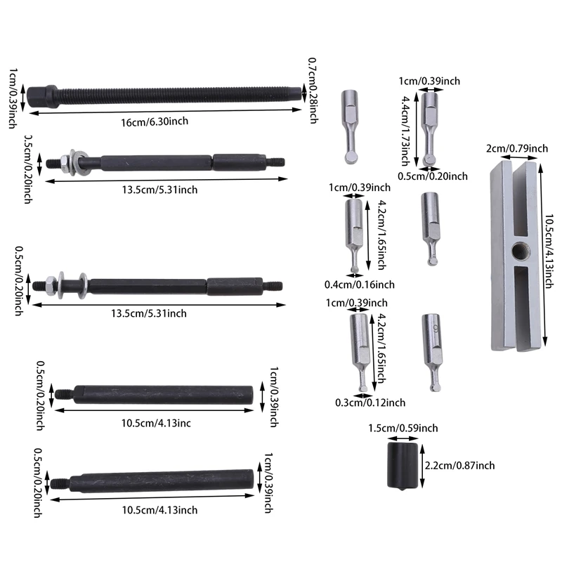 13 шт./набор инструменты для демонтажа подшипников