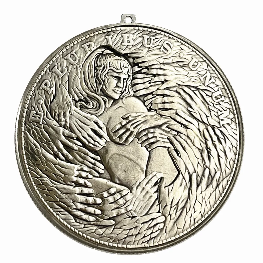 

Художественная копия монеты "Богиня тысячи рук" XMSJ