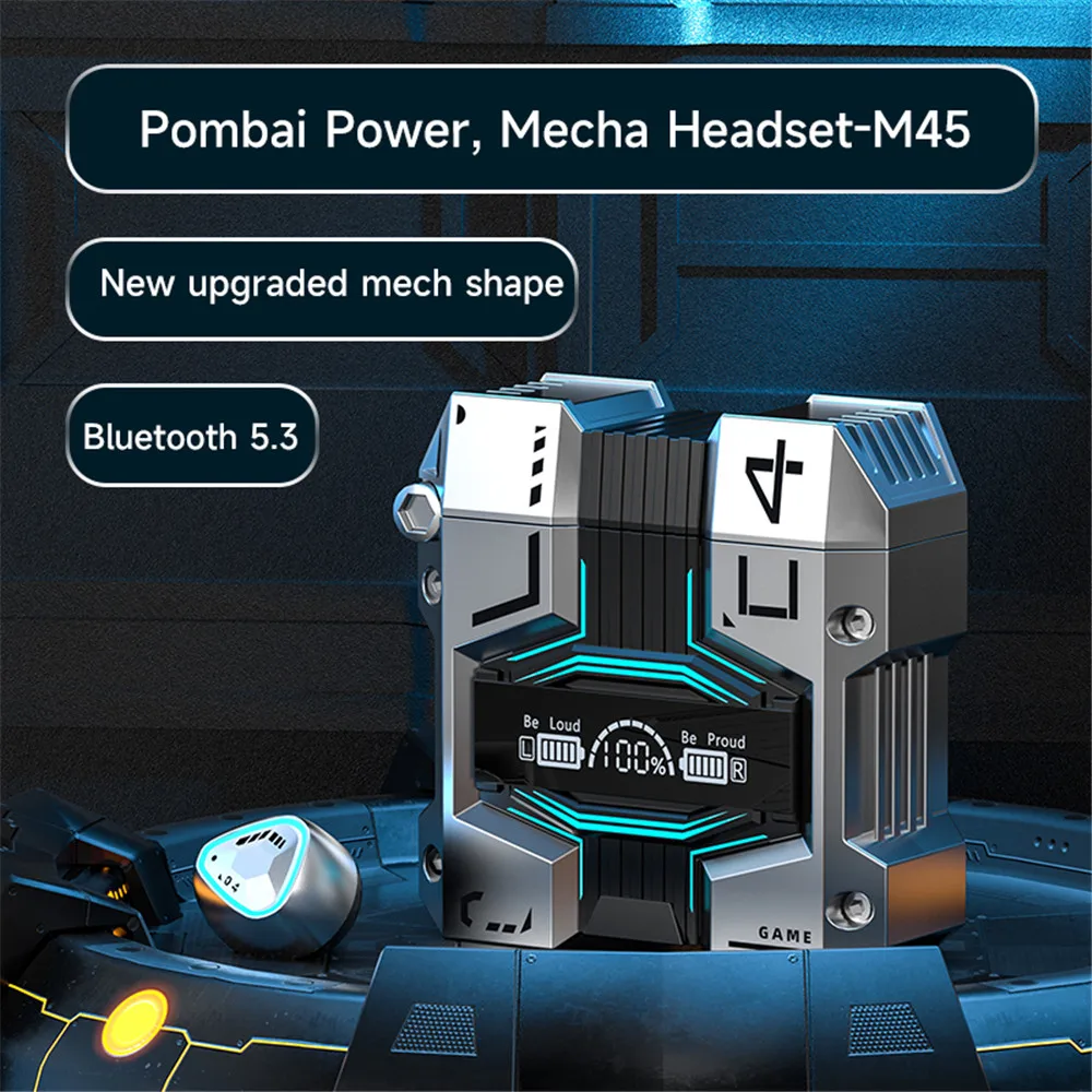 Bluetooth-наушники UKGO M45, 5,3 дюйма, с шумоподавлением