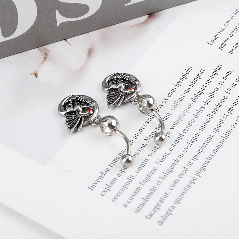 Женское кольцо-бабочка для пупка кольцо из хирургической стали кольца пирсинг