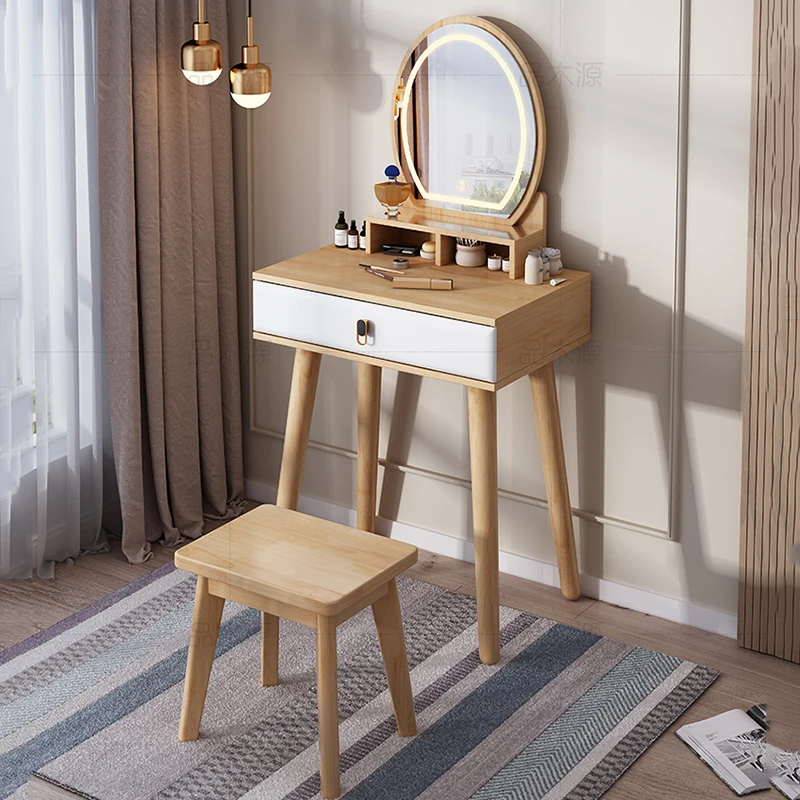 Туалетный столик Искусственный деревянный для спальни корейский туалетный
