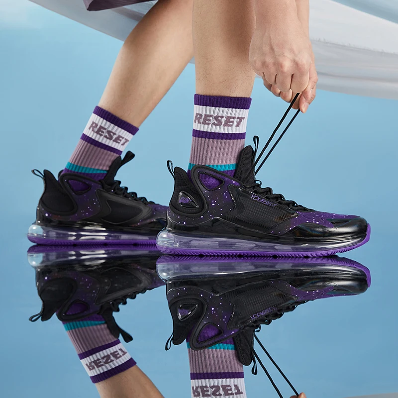 QIAODAN Running Shoes For Men 2023 Fashion Lightweight Cushion Outdoor Elasticity Sports Shoes Fashion Male Sneakers XM35200202