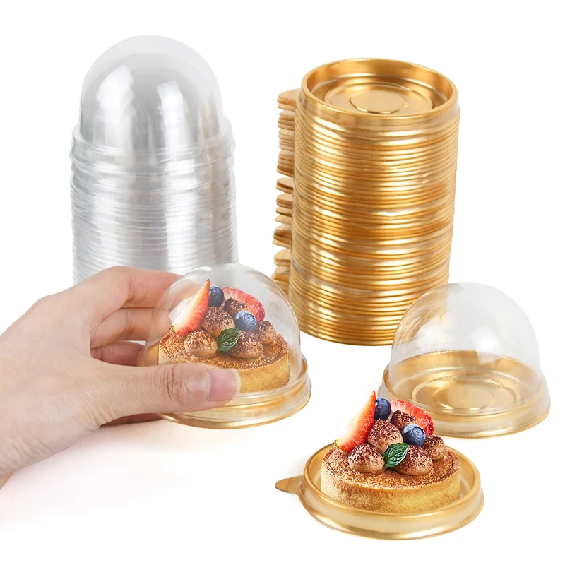 Container Transparent Cupcake Pastry Baking Packaging Boxes Wedding Party Supplies Christmas Gift