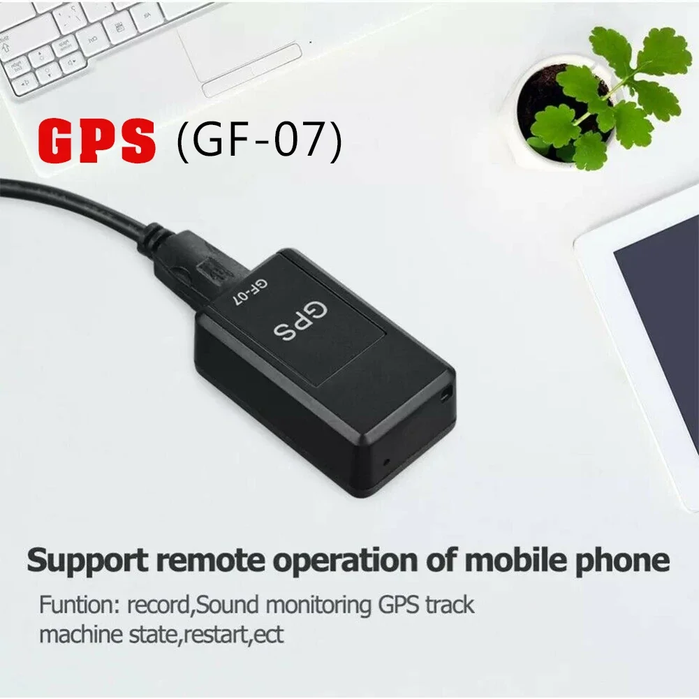GF07 Магнитный мини-автомобильный трекер GPS-локатор слежения в реальном времени