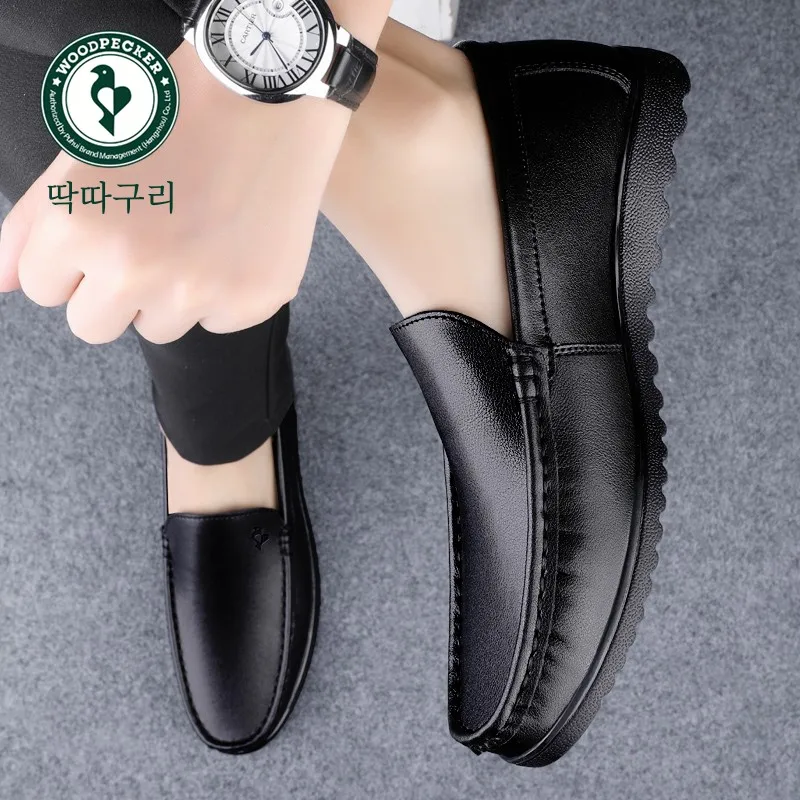 Бренд Woodpecker мужская обувь настоящие товары повседневная осень 2024 новая деловая