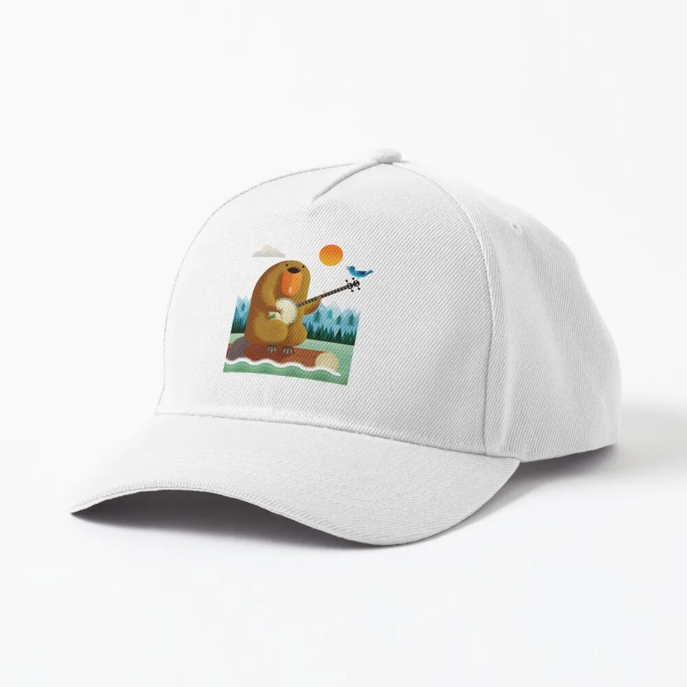 

Шапочка Beaver and Bluebird, разработанная и продаваемая Гарет Лукас