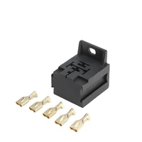 10pcs auto relay socket 6 3mm terminal for universal 40a car relay automotive relay sockets