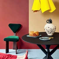 Nordic design giraffe log back adult light luxury dining chair modern minimalist restaurant  table  home