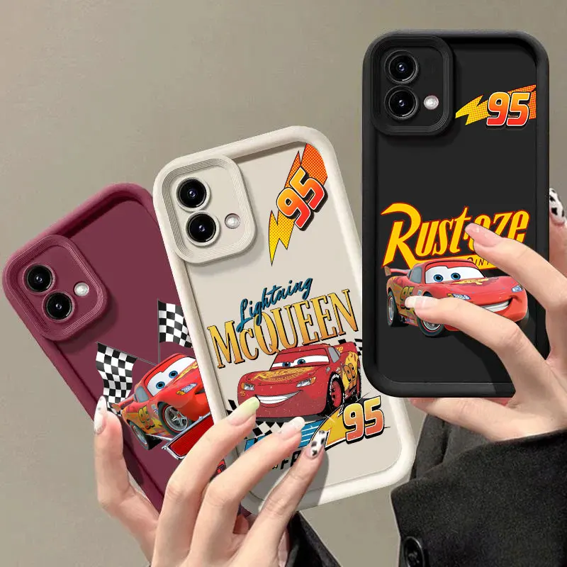 Фото Чехол Lightning Mcqueen 95 Think Fast для Motorola Moto G06 G56 G86 G96 G100 5G Edge 60 70 Fusion 50 Pro 40 Neo G85 G84 G75 №2