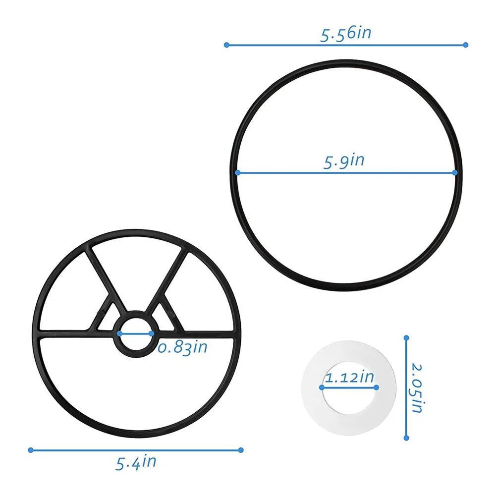 

Ring Gasket Rebuild Kit Enhance Filter System For Hayward Variflo XL Valve 1 1/2\" SP714T SPX0714CA O' Durable