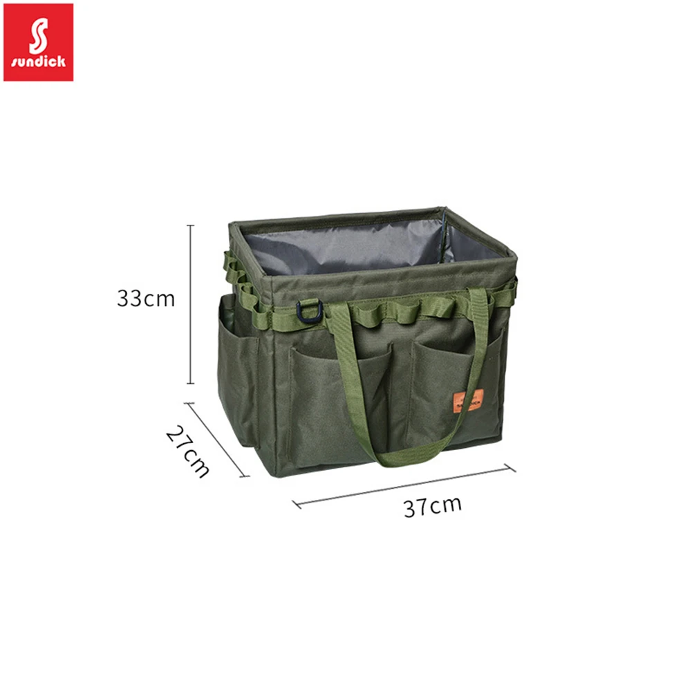 

Outdoor Camping Folding Storage Box Tool Storage Bag Fishing Tackle Tote Bag Fishing Box Multitool Camping Equipment Accessories