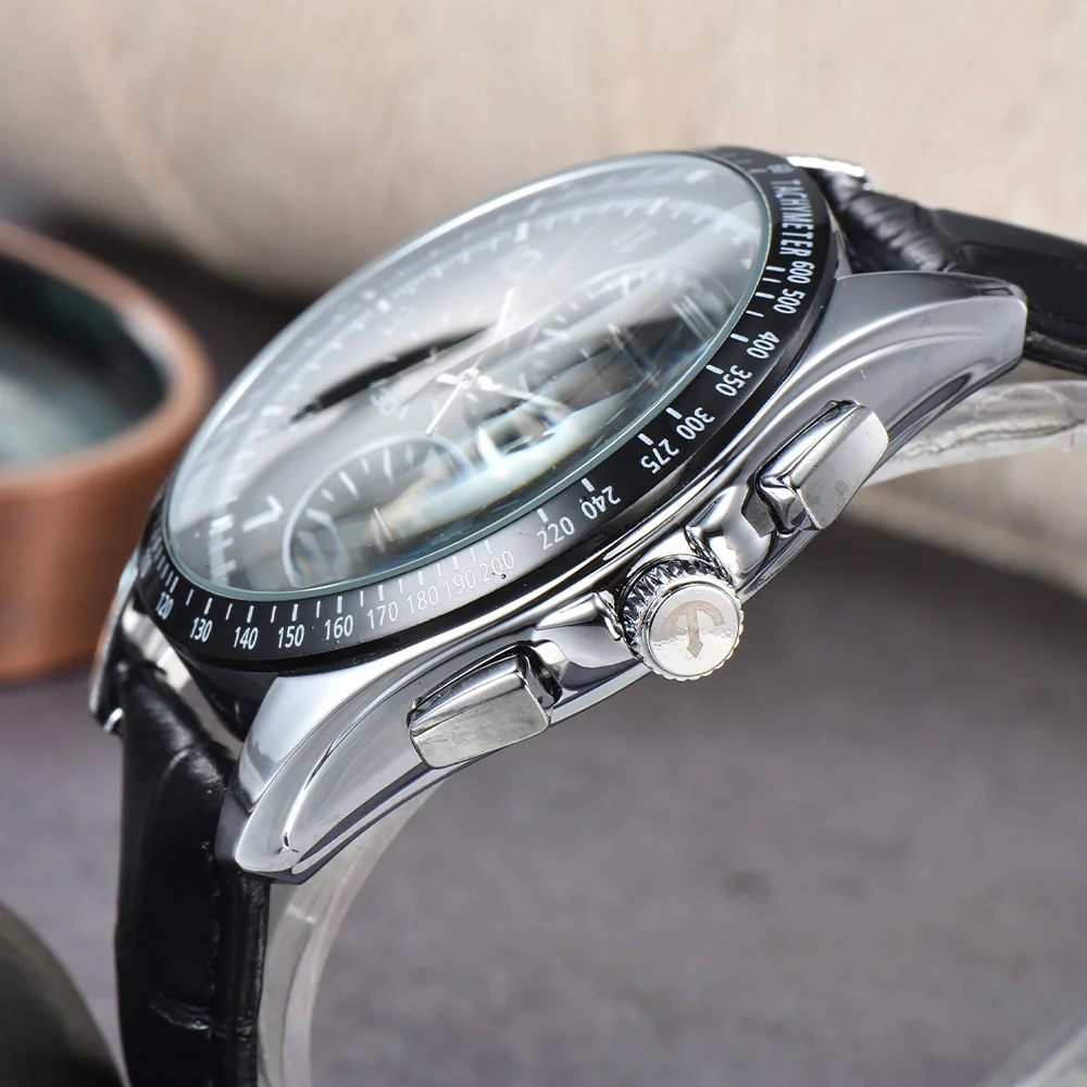 AAA Rado Original Brand Watches For Mens Luxury Multifunction Automatic Date Watch Business Full Steel Chronograph Top Clocks