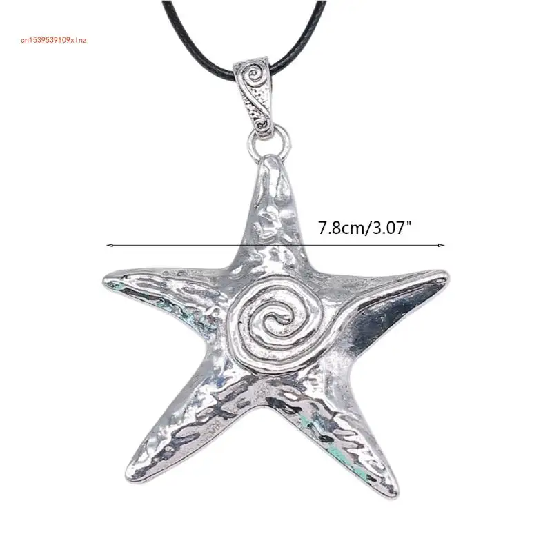 2 шт. преувеличивают индивидуальность пентаграммы звезда кулон ожерелье для