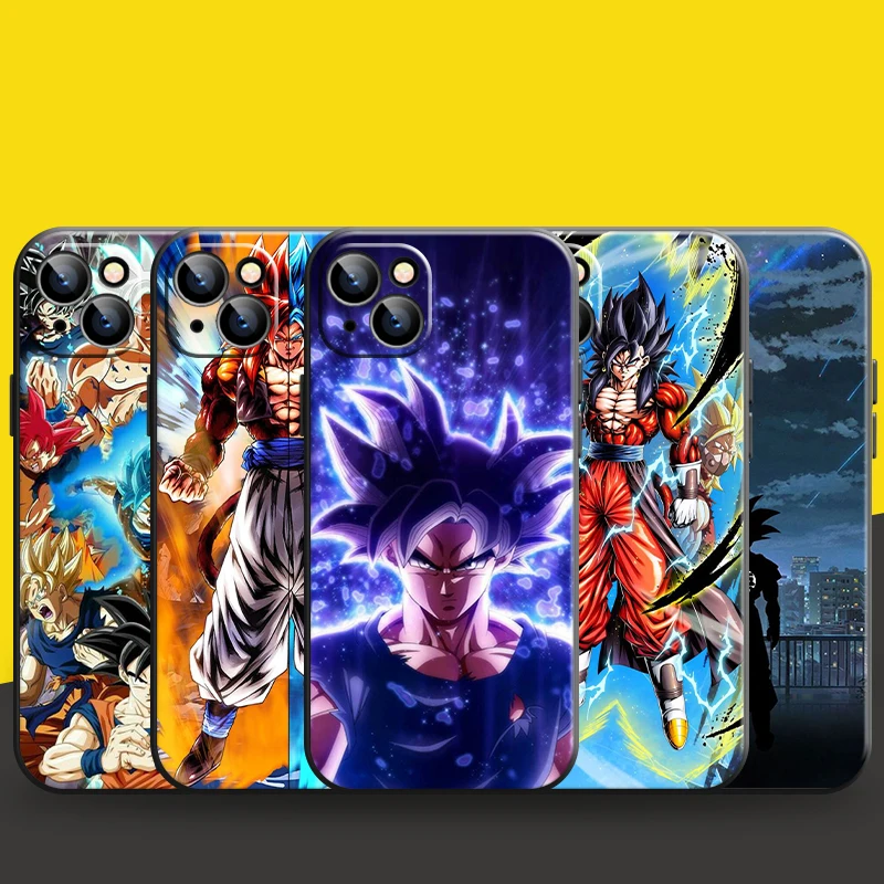 

Japan Cartoon Dragon Ball Phone Case For Apple iPhone 13 12 11 Pro 12 13 Mini X XR XS Max SE 6 6s 7 8 Plus Soft Liquid Silicon