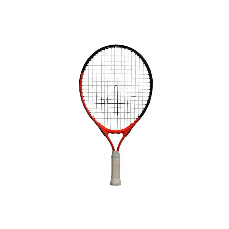 

Теннисная ракетка Super 19 дюймов красного цвета, предварительно нашитая, 6,5 унции, для возраста 4-6 лет