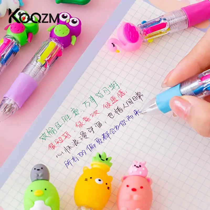 

1Pcs Kawaii Cute Cartoon Mini Shape Ballpoint Pen School Office Supplies Gift Stationery 0.5mm Ballpoint Pen Students Gifts