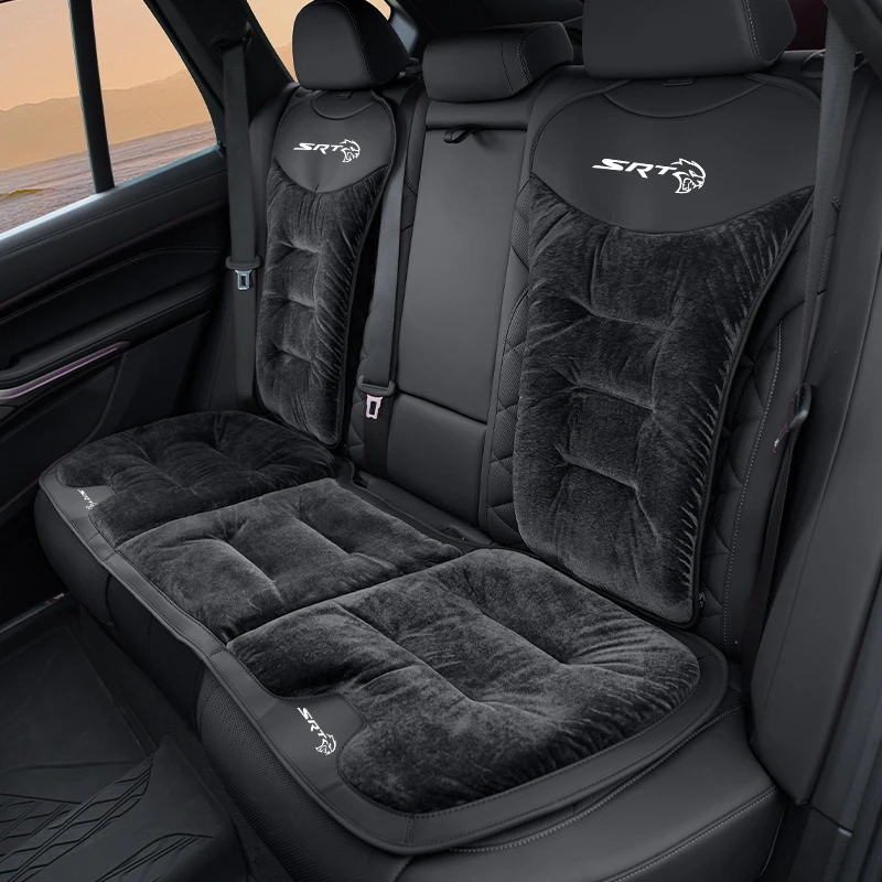 Car Flannel Seat Cover Front Rear Cushion Protector Pad For Dodge SRT ...
