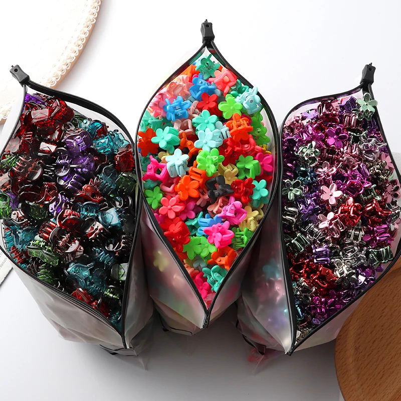 

New Girls Cute Colorful Hair Clips Flower Star Crown Small Hair Claws Kids Sweet Hairpin Cartoons Fashion Hair Accessories Gift