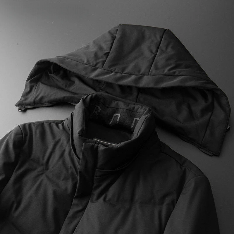 Высококачественная новая брендовая Повседневная модная длинная мужская куртка