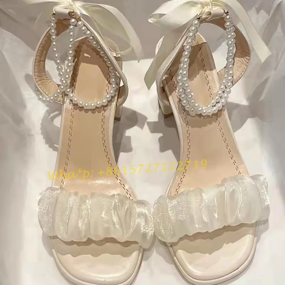 Женские босоножки на массивном каблуке элегантные сетчатые сандалии с ремешком